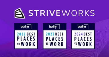 Banner image of Built In Best Places to Work awards, showing badges for 2022, 2023, and 2024.