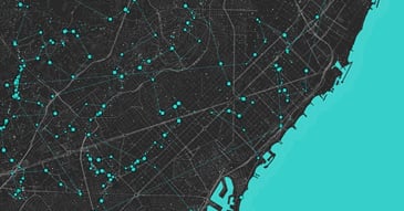 A graphical representation of geospatial analysis